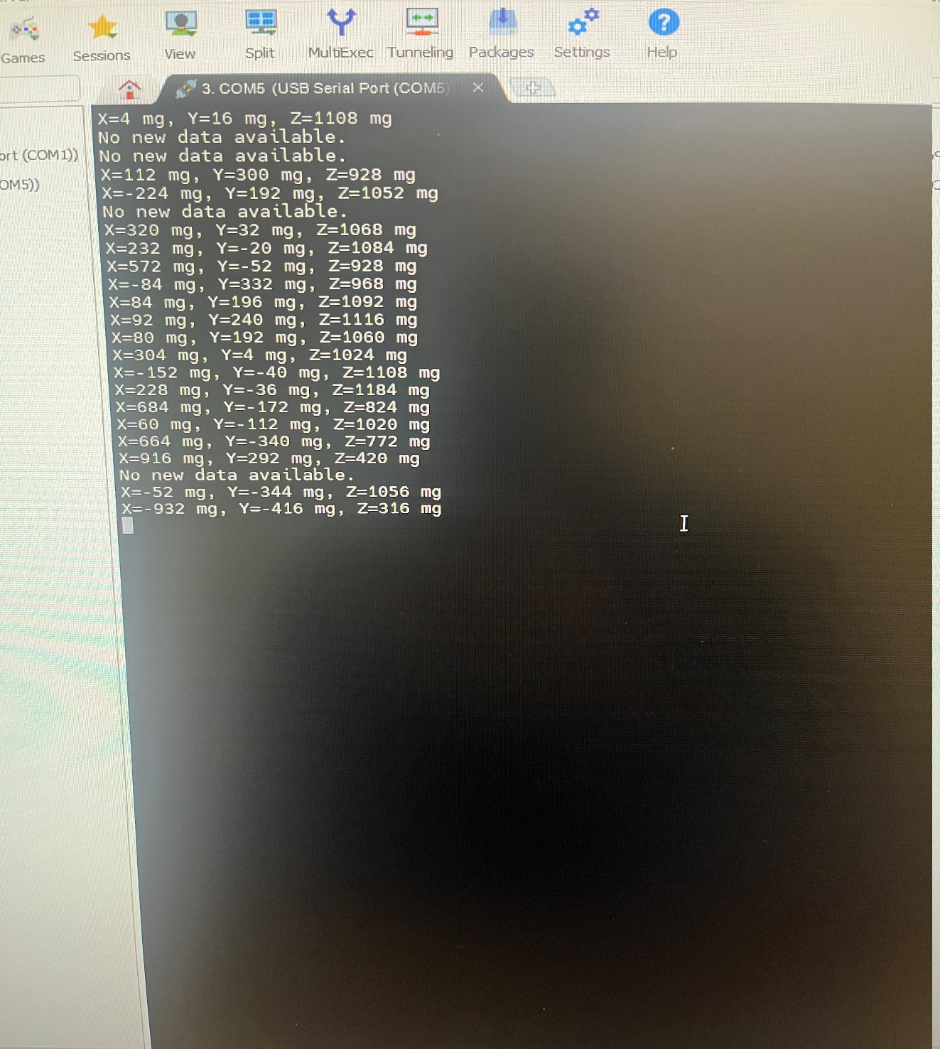 Accelerometer Integration